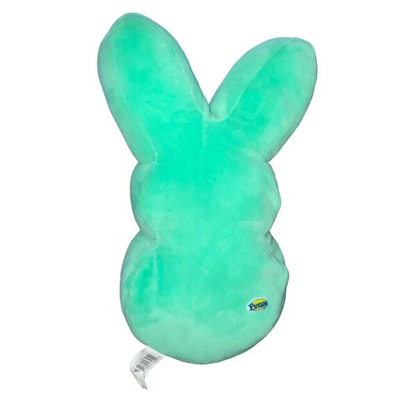 Peeps Plush Bunny Rabbit Easter Baby Nerd Carrot Green Orange Pink Lot of 2 12" - Picture 4 of 14